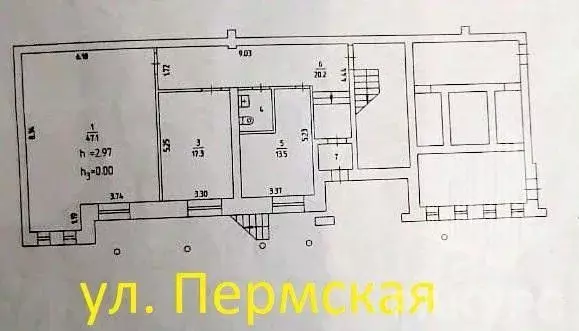 Помещение свободного назначения в Пермский край, Пермь Пермская ул., ... - Фото 1
