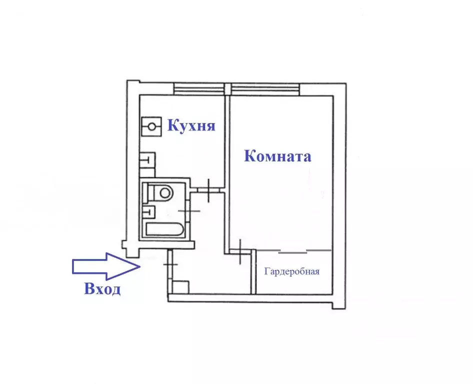 1-к кв. Москва ул. Гамалеи, 19К1 (35.0 м) - Фото 1