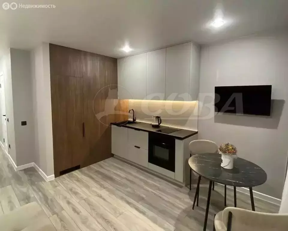 Квартира-студия: Тюмень, улица Павла Шарова, 27 (29 м) - Фото 0