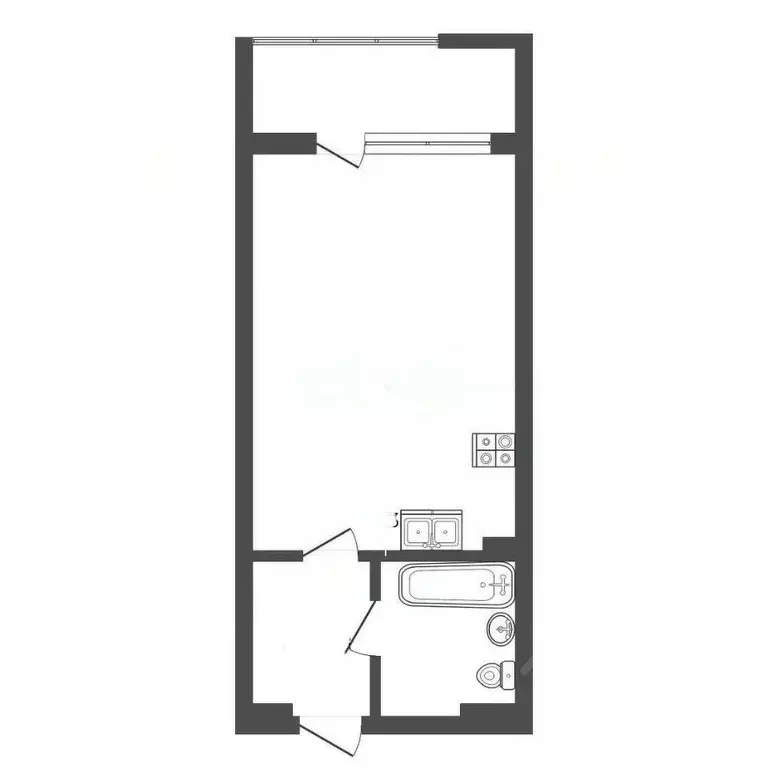 Студия Крым, Судак ул. Набережная, 75 (44.4 м) - Фото 2