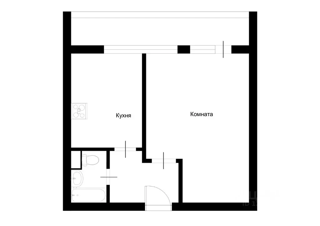 1-к кв. Москва ул. Мусы Джалиля, 8К4 (36.0 м) - Фото 1