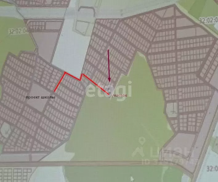 Участок в Брянская область, Брянский район, Новодарковичское с/пос, д. ... - Фото 1