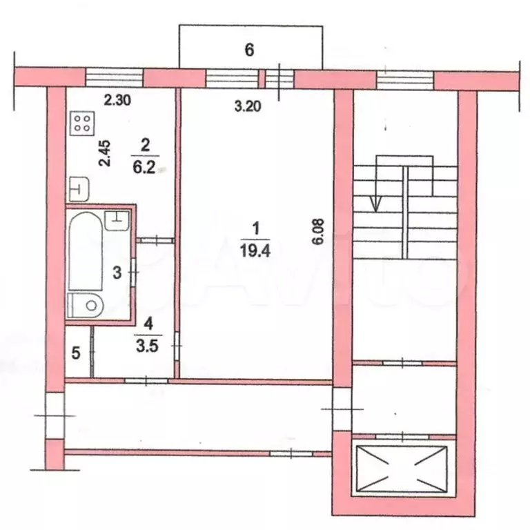 1-к. квартира, 33,1 м, 9/9 эт. - Фото 0