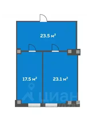 Офис в Новосибирская область, Новосибирск ул. Орджоникидзе, 40 (64 м) - Фото 2