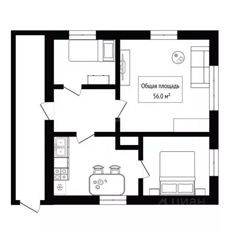Дом в Новосибирская область, Искитимский район, Быстровский сельсовет, ... - Фото 2
