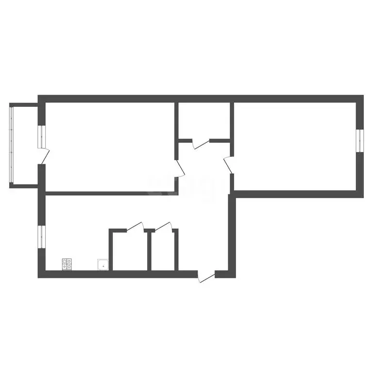 2-комнатная квартира: Златоуст, улица Шишкина, 17 (44.6 м) - Фото 1