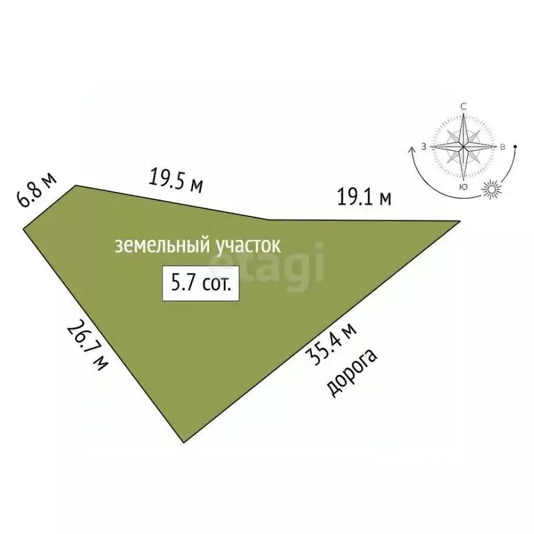 Участок в Ростовская область, Аксайский район, Старочеркасская ст-ца ... - Фото 2