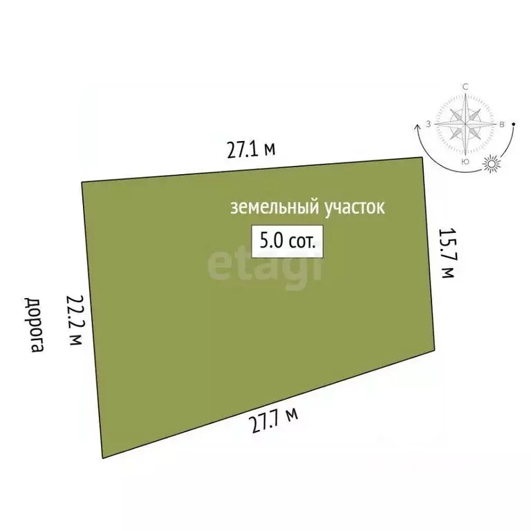 Участок в Крым, Алушта муниципальный округ, с. Лучистое  (5.04 сот.) - Фото 2