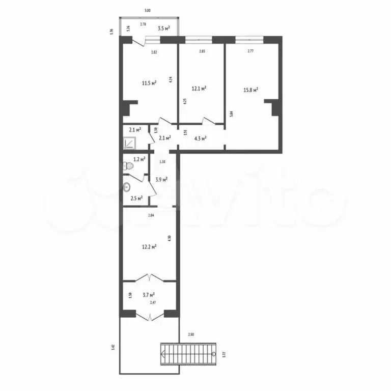 Продам помещение свободного назначения, 74.9 м - Фото 0