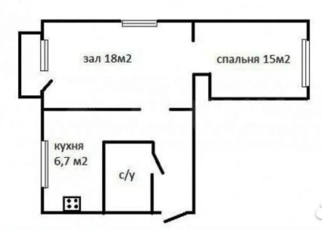 2-комнатная квартира: Саратов, улица имени Н.Г. Чернышевского, 53 (43 ... - Фото 0