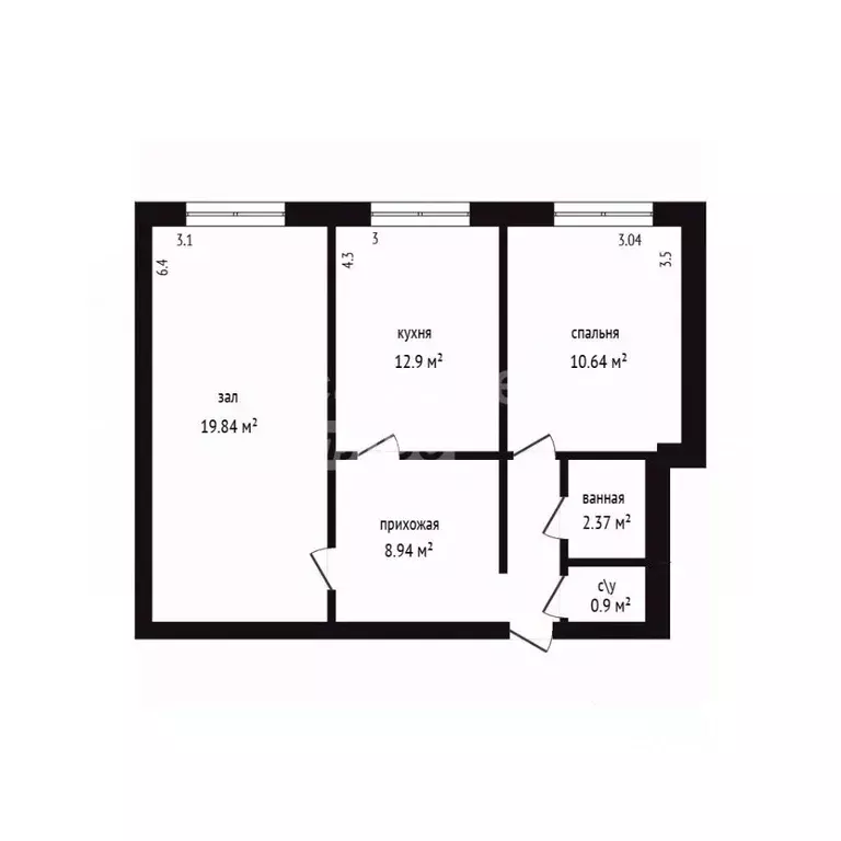 2-к кв. Дагестан, Дербент ул. 345-й Дагестанской Стрелковой Дивизии, ... - Фото 2