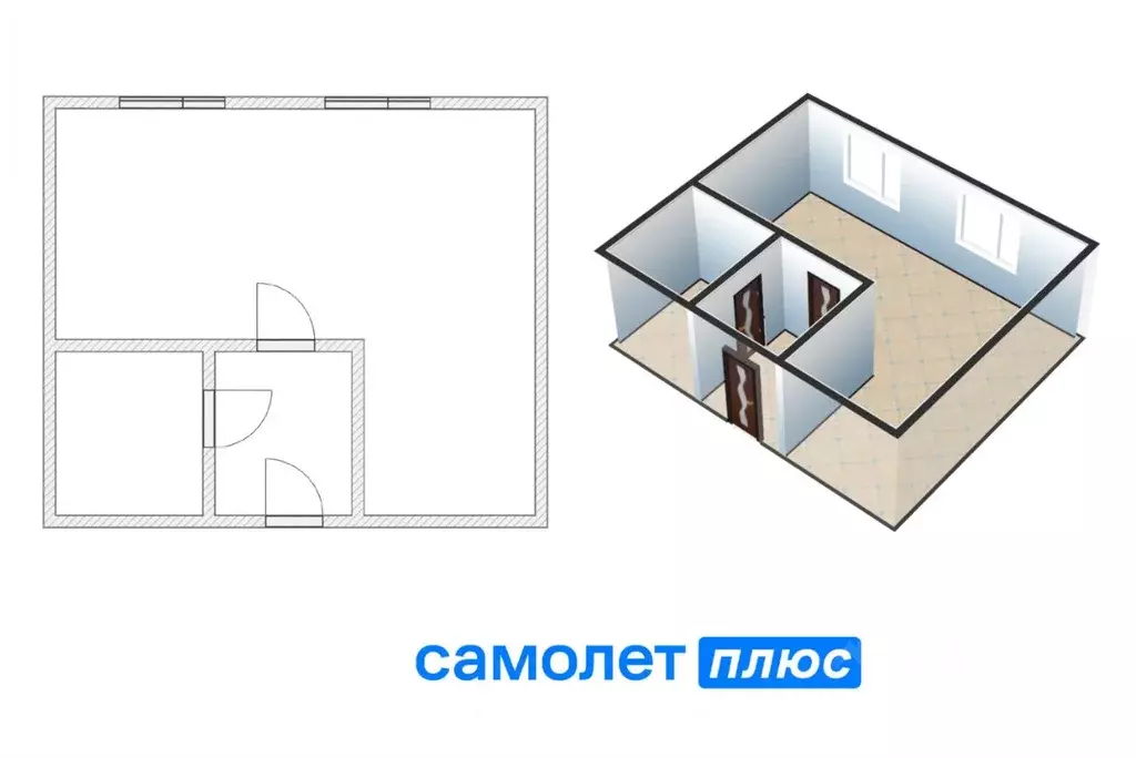 Студия Кемеровская область, Березовский ул. Лазурная, 22 (27.9 м) - Фото 0