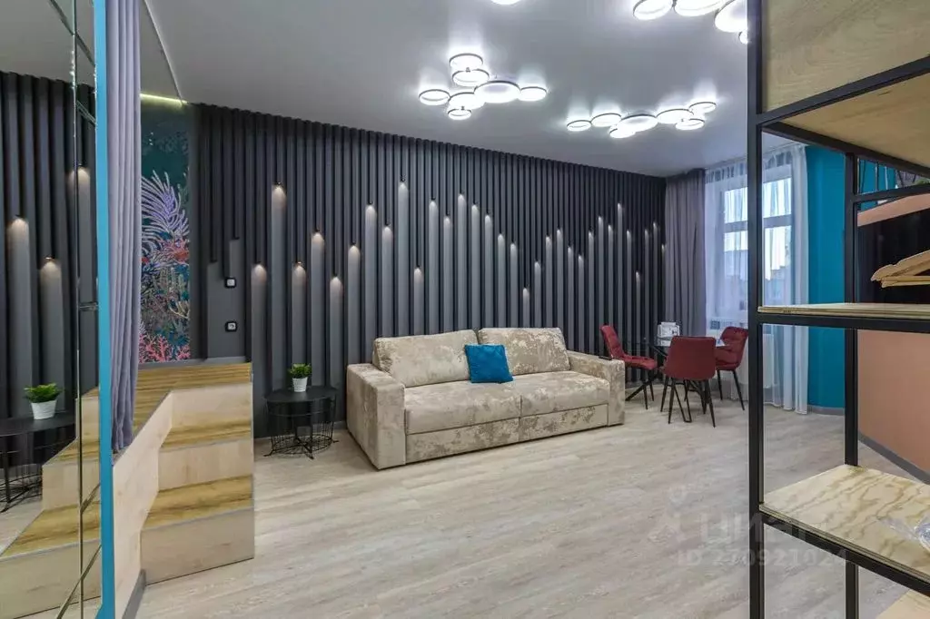 Студия Тюменская область, Тюмень ул. Малыгина, 90 (35.0 м) - Фото 2