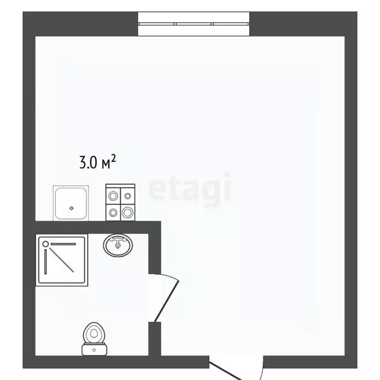 Комната Тюменская область, Тюмень ул. Беляева, 23/1 (17.9 м) - Фото 2