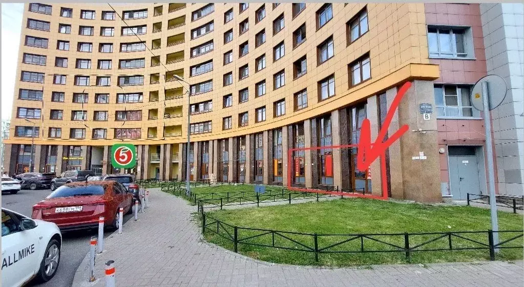 Помещение свободного назначения в Санкт-Петербург наб. Реки Смоленки, ... - Фото 0