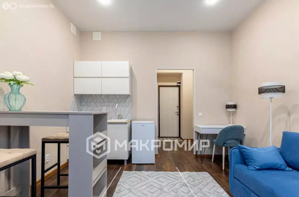 Квартира-студия: Санкт-Петербург, улица Ленсовета, 5 (21 м) - Фото 1