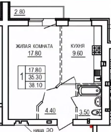 1-к кв. Саратовская область, Саратов пос. Мирный, На Благодатной жилой ... - Фото 0