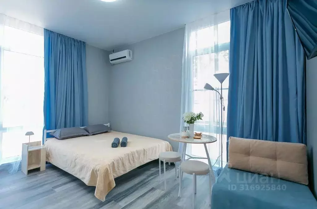 Студия Краснодарский край, Сочи Тополиная ул., 39А/6 (21.0 м) - Фото 0