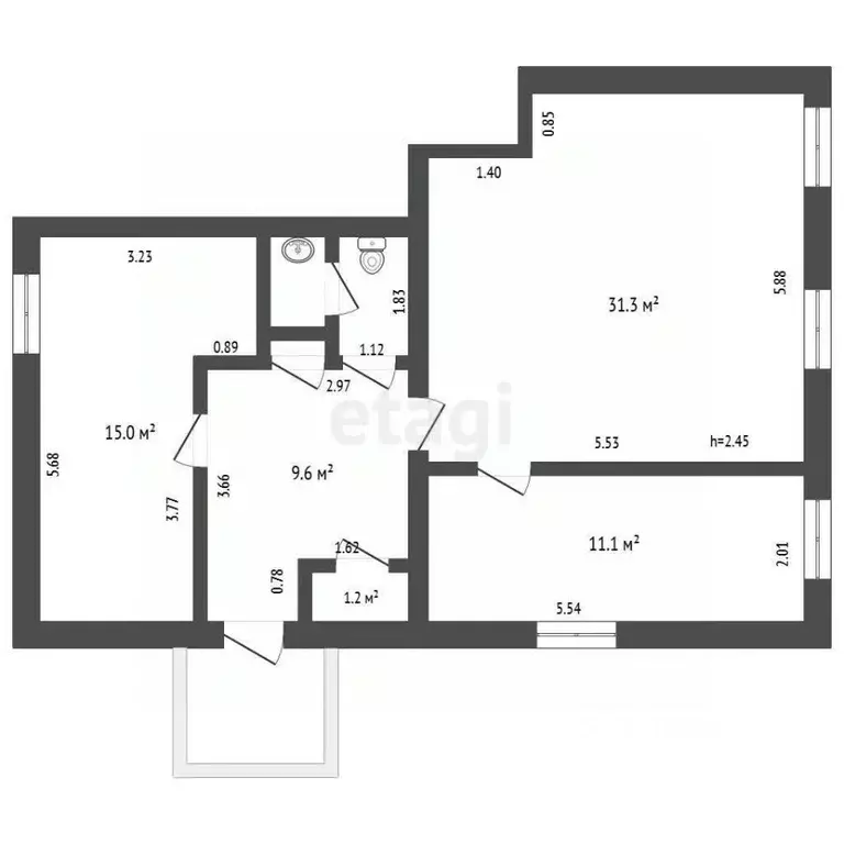 Офис в Марий Эл, Йошкар-Ола Якова Эшпая ул., 151 (72 м) - Фото 1