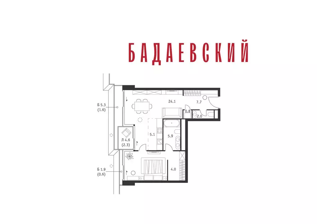 2-комнатная квартира: Москва, Кутузовский проспект, 12/1 (70 м) - Фото 2