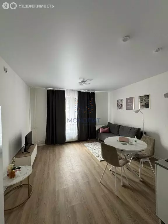 Квартира-студия: посёлок Ильинское-Усово, Заповедная улица, 13 (23.3 ... - Фото 1