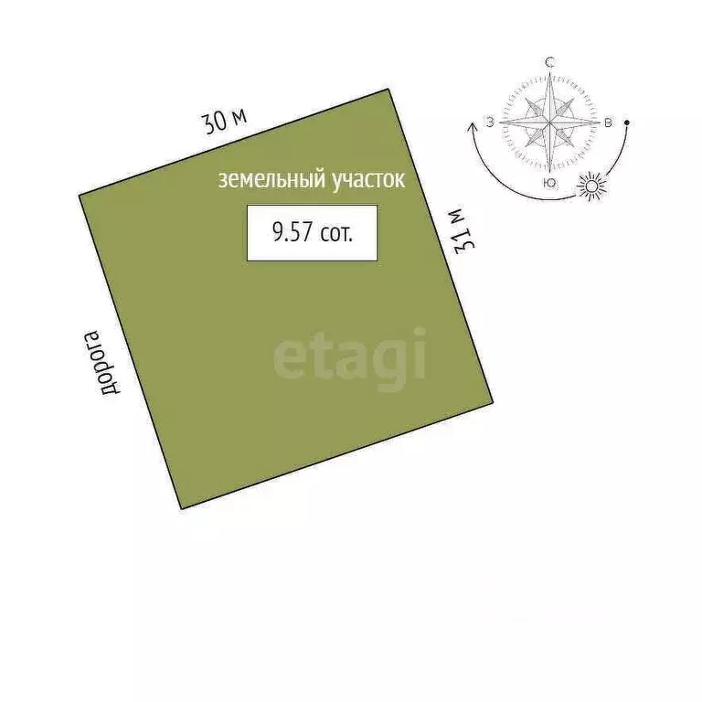 Участок в Тюменская область, Тюменский муниципальный округ, Архип ... - Фото 2