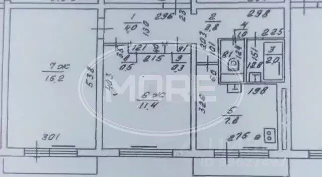 2-к кв. Калининградская область, Калининград Октябрьская ул., 49 (47.0 ... - Фото 2