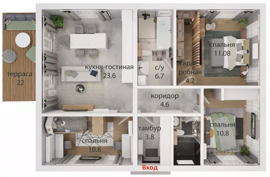 Дом в Московская область, Щелково городской округ, Литвиново Вилладж ... - Фото 2