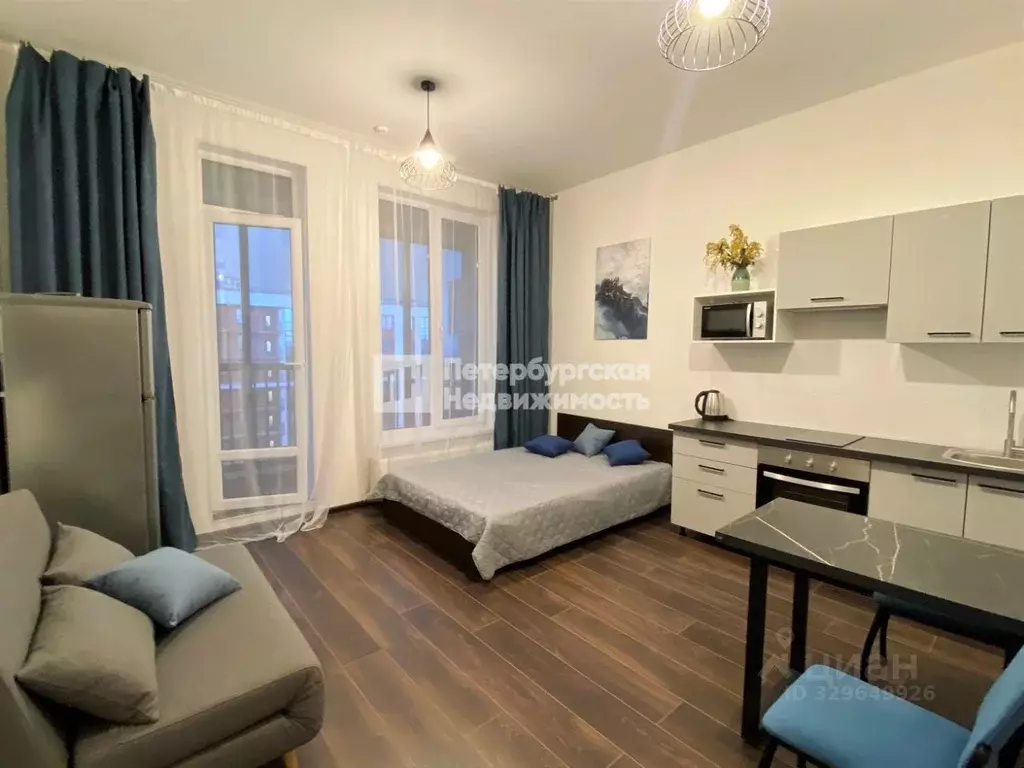 Студия Санкт-Петербург Фарфоровская ул., 7к2 (25.0 м) - Фото 1