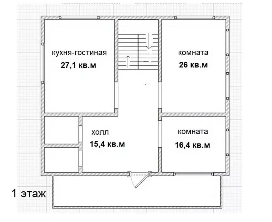 Дом в Рязанская область, Рыбное Спортивная ул., 9 (234 м) - Фото 2