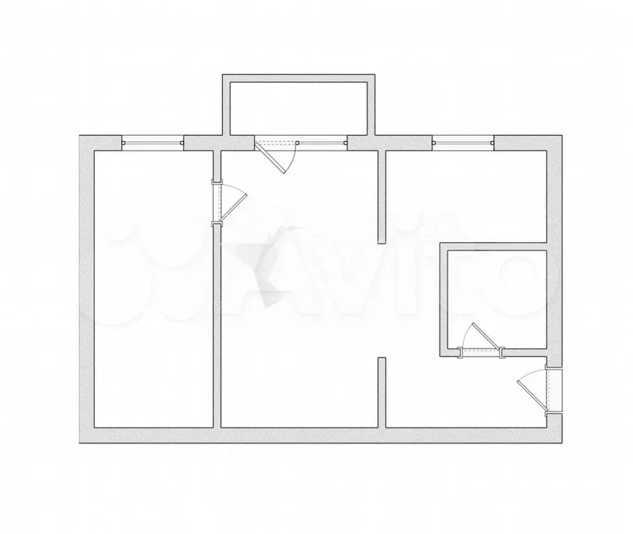 2-к. квартира, 41 м, 5/5 эт. - Фото 0