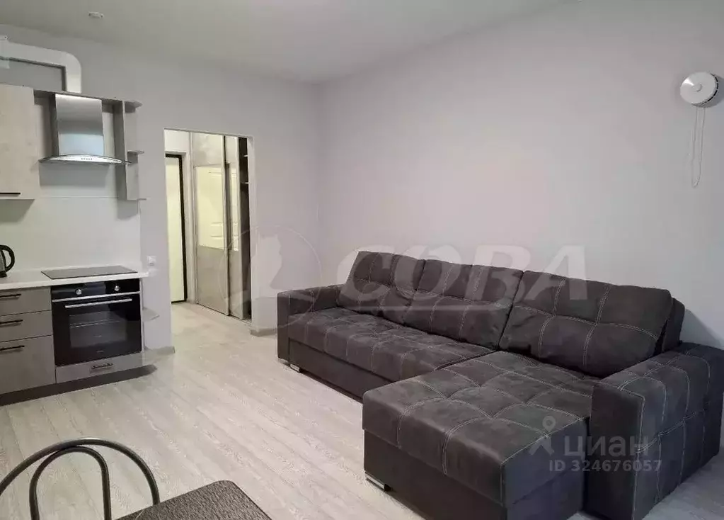 Студия Тюменская область, Тюмень ул. 2-я Луговая, 22к3 (27.1 м) - Фото 2