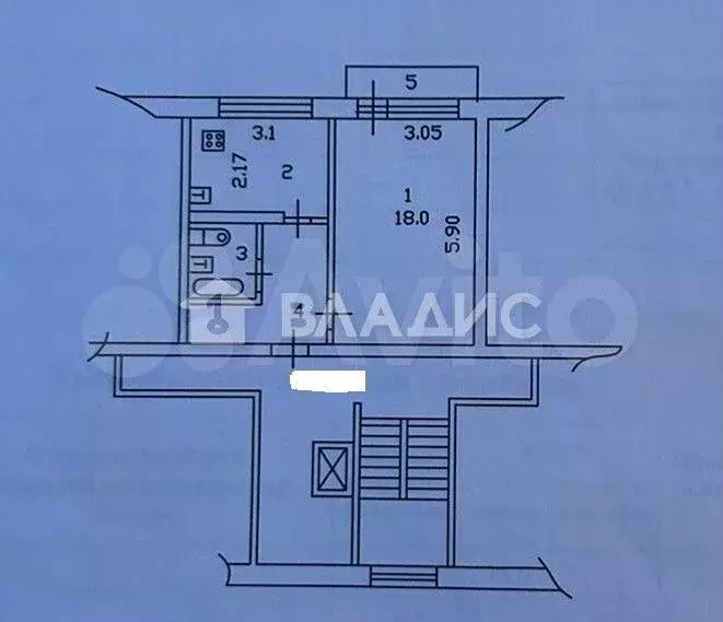 1-к. квартира, 34,8 м, 5/9 эт. - Фото 0