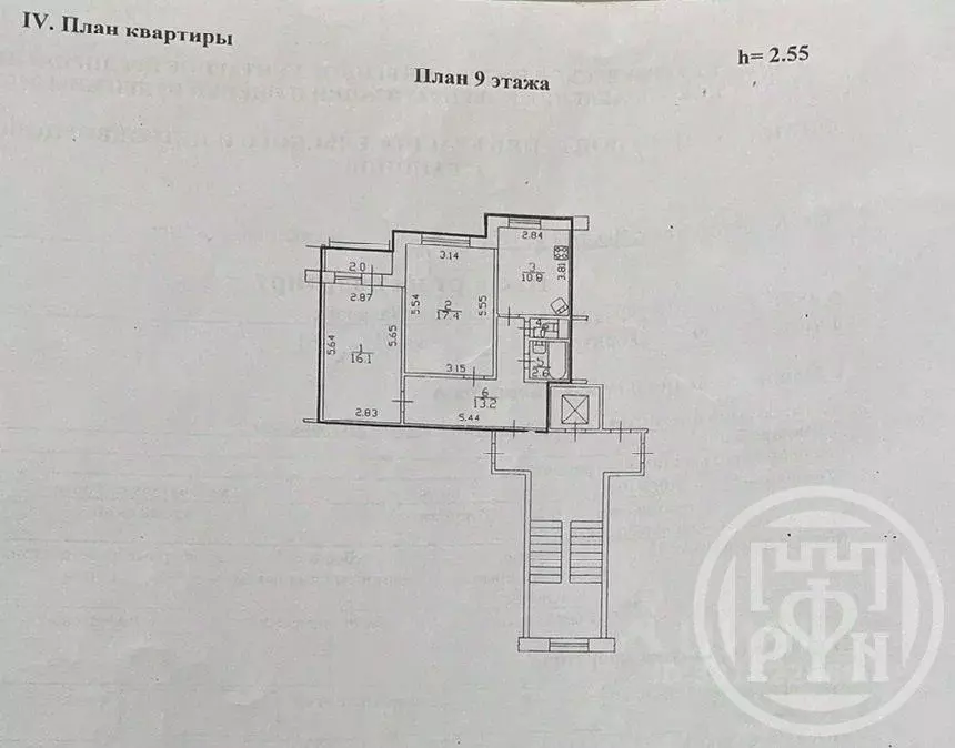 2-к кв. Санкт-Петербург ул. Маршала Захарова, 39 (61.1 м) - Фото 2