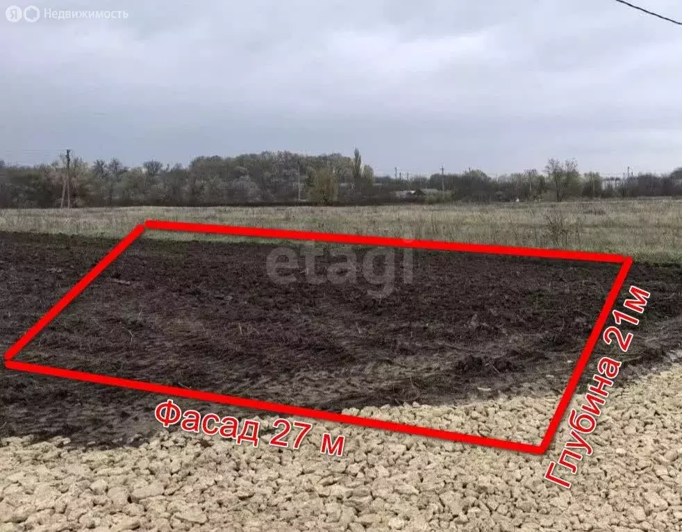 Участок в село Юровка, Рабочая улица (6 м) - Фото 1