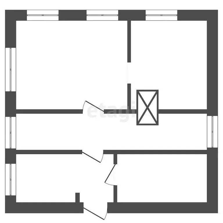 Дом в село Четкарино, Советская улица (31.4 м) - Фото 1