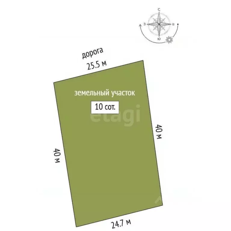 Участок в Владимирская область, Костерево Петушинский район, ... - Фото 1