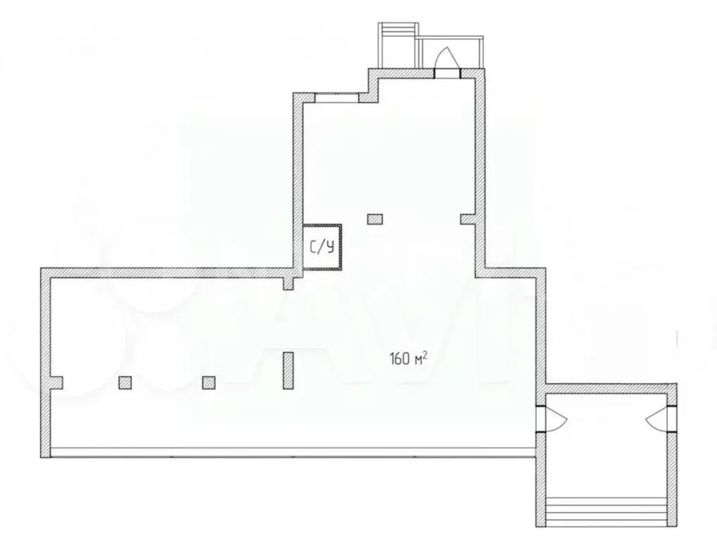Помещение свободного назначения в Москва 2-я Брестская ул., 37С1 (160 ... - Фото 2