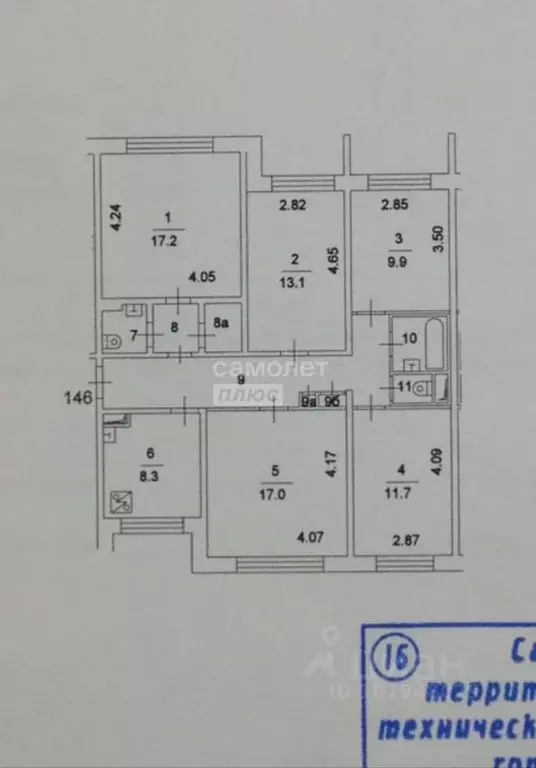 5-к кв. Москва ул. Коненкова, 23 (100.5 м) - Фото 1