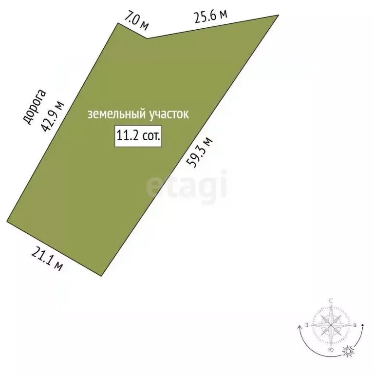 Участок в Крым, Судак муниципальный округ, с. Миндальное, Солнечная ... - Фото 2