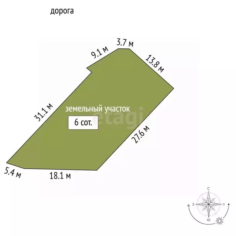 Участок в Крым, Ялта муниципальный округ, Симеиз пгт ул. Голубая, 2 ... - Фото 2
