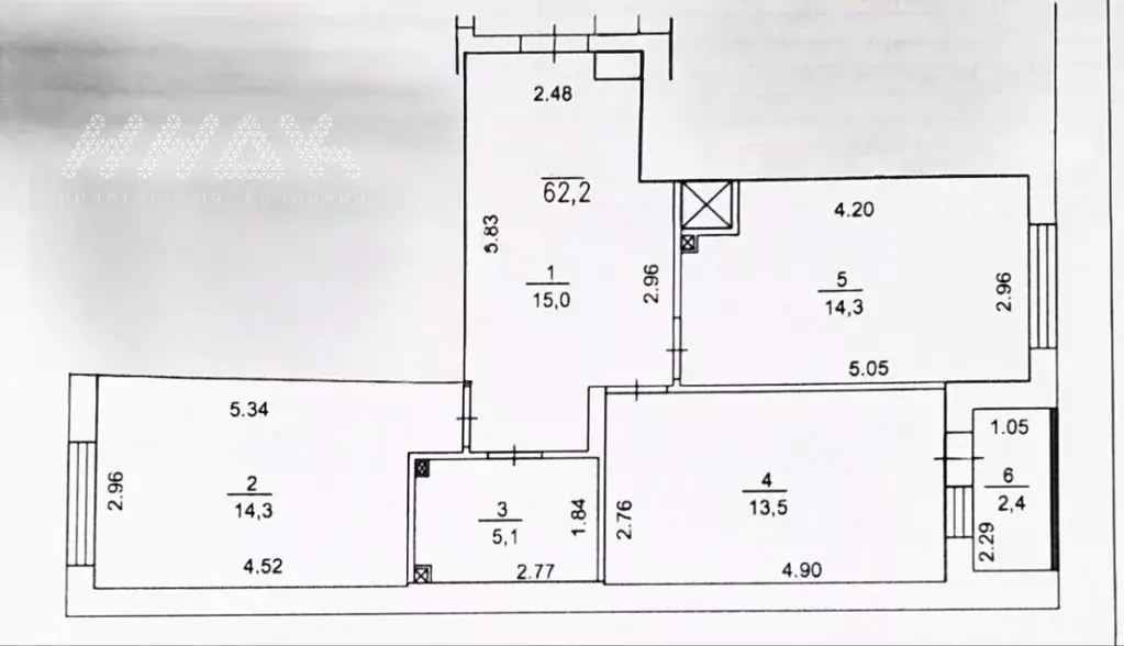 2-к кв. Нижегородская область, Нижний Новгород пос. Парышево, ул. ... - Фото 1