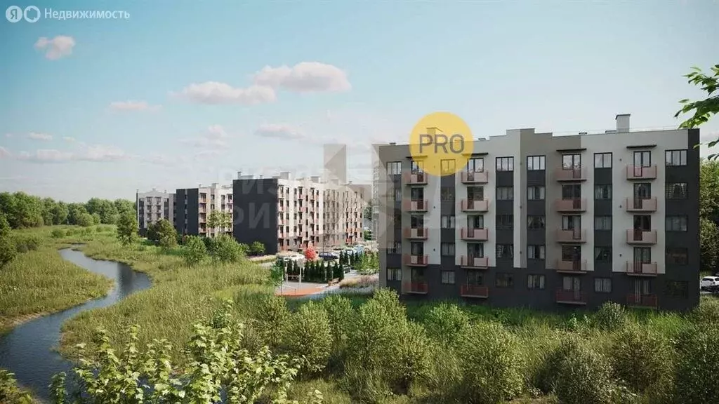 1-комнатная квартира: Гурьевск, Заовражная улица, 2 (26.66 м) - Фото 1