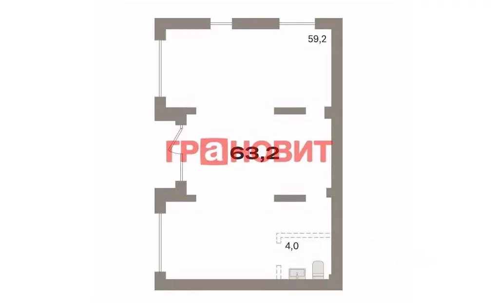 Помещение свободного назначения в Новосибирская область, Новосибирск ... - Фото 1