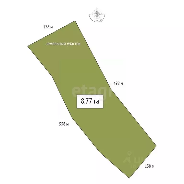 Участок в Алтай, Кош-Агачский район, с. Чаган-Узун  (877.0 сот.) - Фото 2