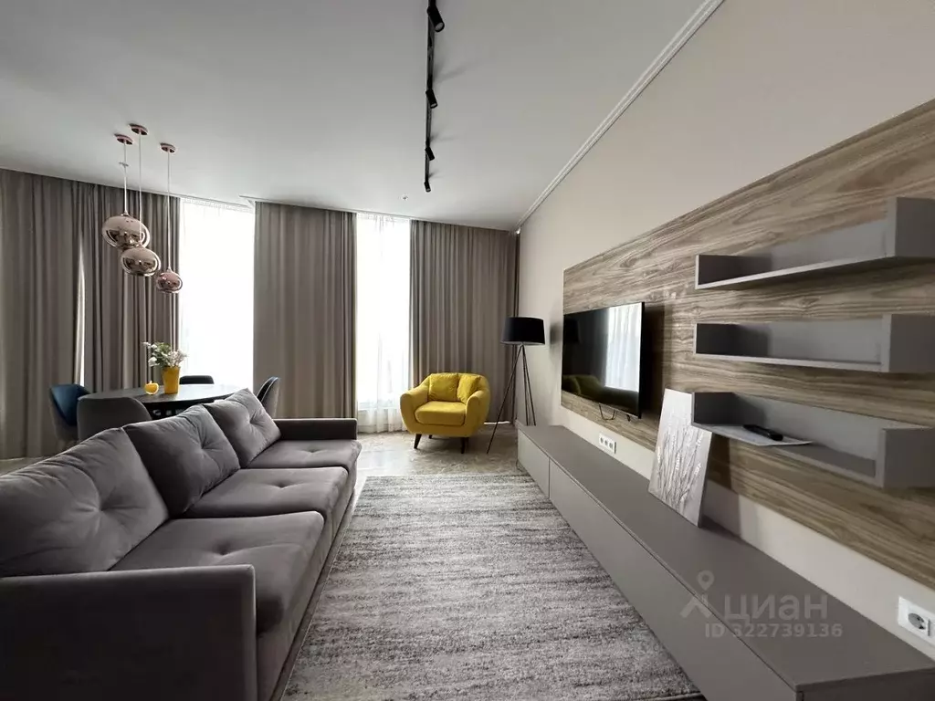 2-к кв. Свердловская область, Екатеринбург ул. Бориса Ельцина, 6 (77.0 ... - Фото 2