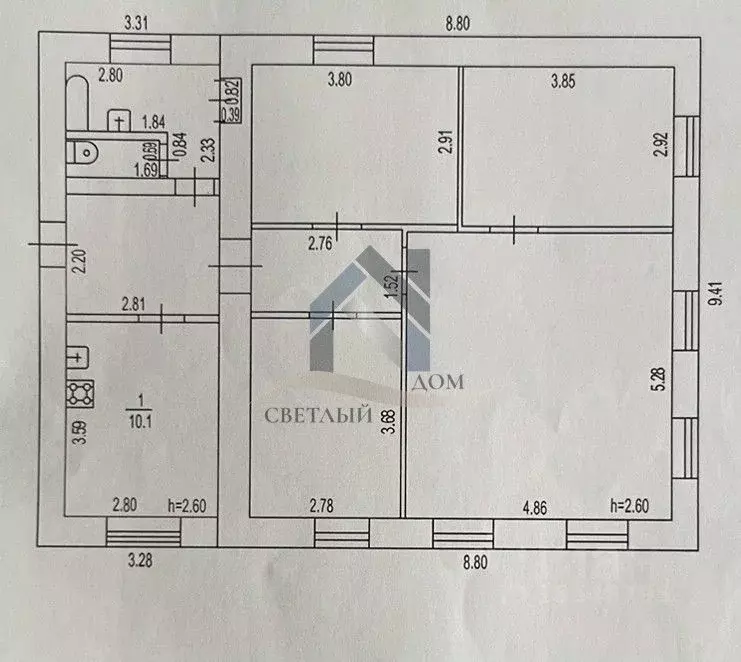 Дом в Алтайский край, Барнаул Локомотивный проезд, 47 (85 м) - Фото 2