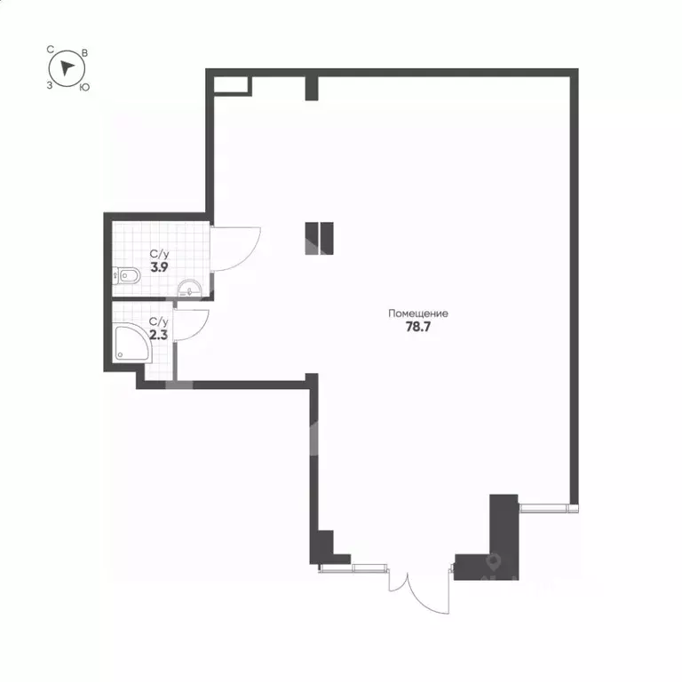 Помещение свободного назначения в Москва 4-я оч., Шагал жилой ... - Фото 2