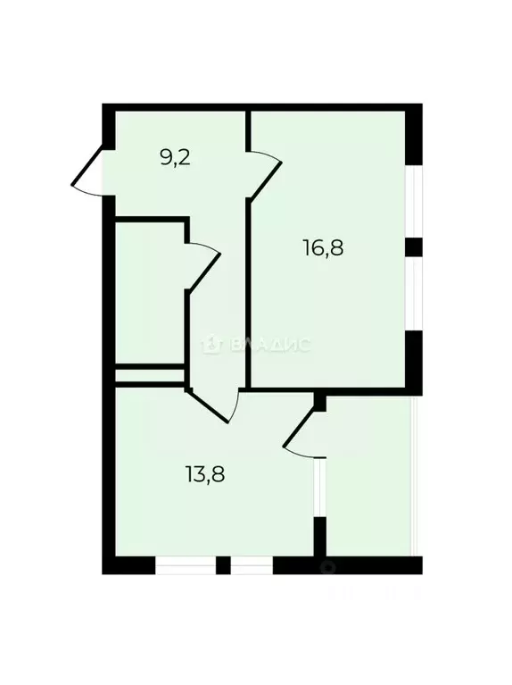 1-к кв. Московская область, Ивантеевка Пушкинский городской округ, ... - Фото 2