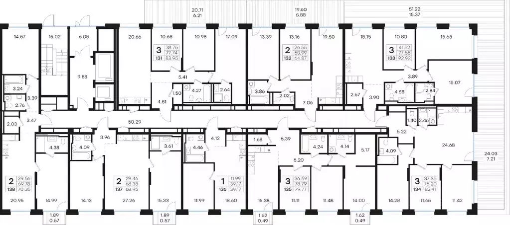 2-к кв. Нижегородская область, Нижний Новгород Глоракс Премиум Гребной ... - Фото 2